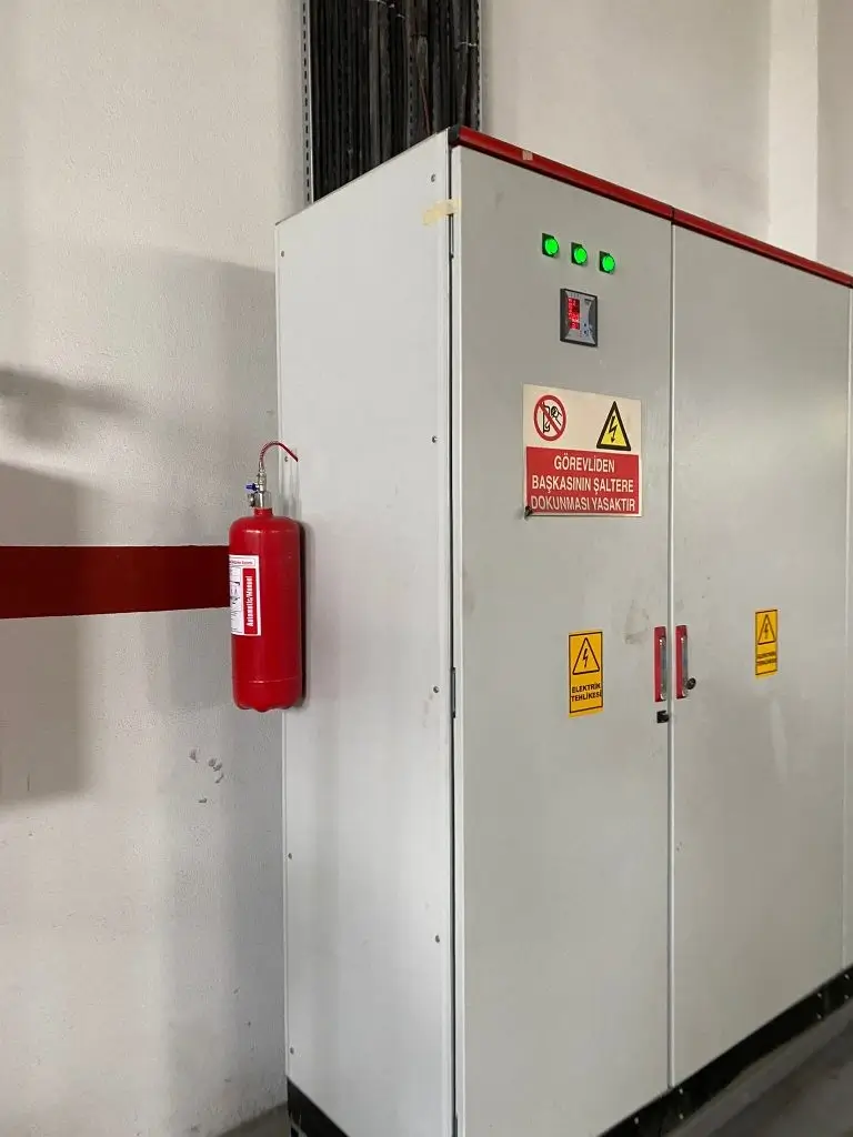 Elektrik Pano İçi Otomatik Söndürme Sistemleri