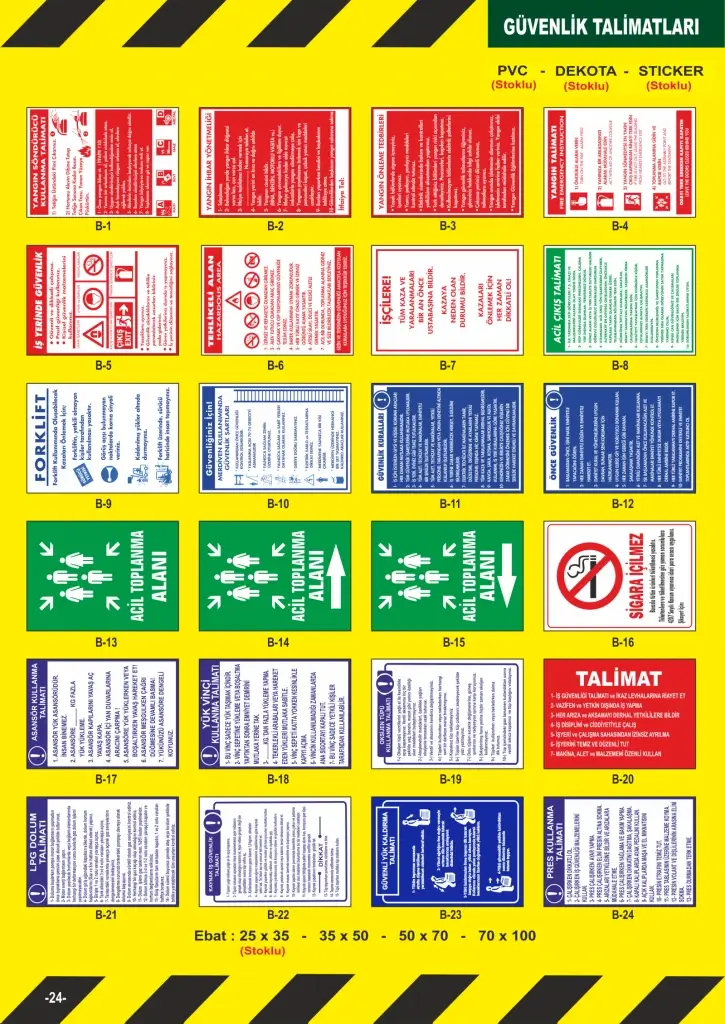 Fosforlu Yönlendirme Levhaları